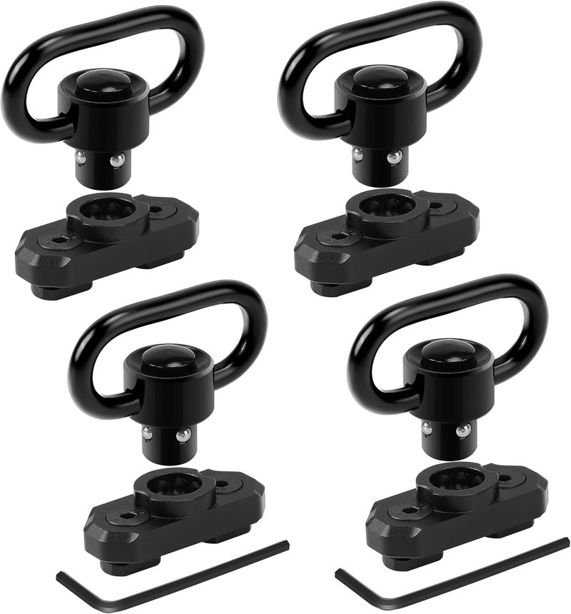 REERON Two Point Traditional QD Sling 1.25" 2 Point Sling Swivels Mounts for M-Rails - Image 1